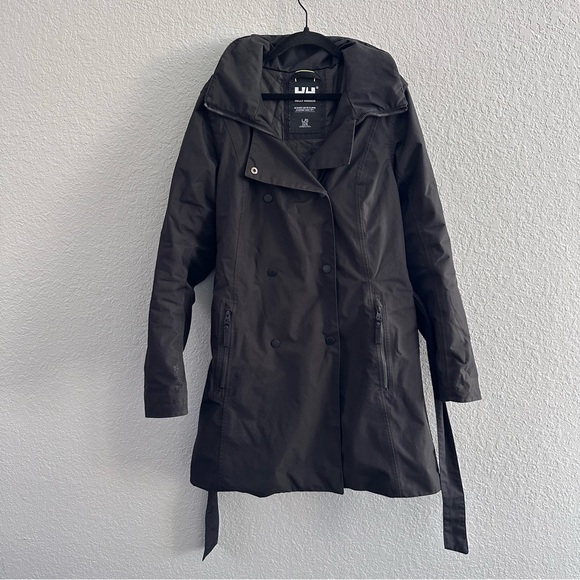 Helly Hansen Jackets & Blazers - Helly Hansen Helly Tech Protection Waterproof Belted Hooded Jacket Women’s Large